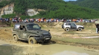 Lần đầu tiên tranh tài giải đua ôtô địa hình Korando tại Hà Tĩnh