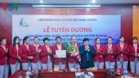 VOV trao thưởng 200 triệu đồng cho đội tuyển Rowing Việt Nam giành HCV ASIAD 18
