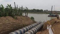 Cấm luồng sông Đuống trong 5 ngày để phục vụ kéo, hạ đường ống ngầm