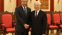 Tổng Bí thư tiếp Phó Thủ tướng Quốc vụ viện Trung Quốc Hồ Xuân Hoa