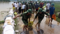 Ứng phó siêu bão Mangkhut, Hà Nội sẵn sàng phương án sơ tán dân ven sông, trũng thấp 