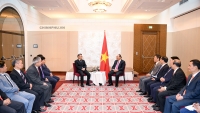 Thủ tướng tiếp Đoàn đại biểu Liên hiệp Hội Người Việt Nam tại châu Âu