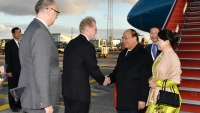 Thủ tướng Nguyễn Xuân Phúc đến Thủ đô Copenhagen, bắt đầu thăm chính thức Đan Mạch