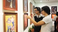 Triển lãm tranh “Những nét văn hóa của các dân tộc Việt Nam”