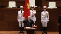 Tân Chủ tịch nước Nguyễn Phú Trọng tuyên thệ nhậm chức