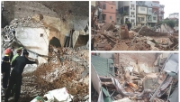 UBND quận Hoàn Kiếm thông tin về vụ sập căn nhà 2 tầng cạnh hồ Hoàn Kiếm