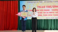 Quảng Ninh: Tuyên dương và trao thưởng cho học sinh vô địch Hội thi Olympic Tiếng Anh toàn quốc