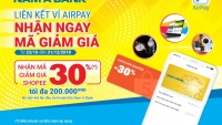 Nhận ngay mã giảm giá 30% trên Shopee khi liên kết tài khoản Nam A Bank với ví Airpay