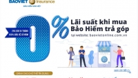 “Chi phí chia nhỏ, an toàn vẹn nguyên”- chương trình ưu đãi mua bảo hiểm trả góp với lãi suất 0% của Tổng Công ty Bảo hiểm Bảo Việt