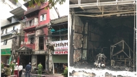 Hà Nội: Cháy nhà 4 tầng, 2 người phải nhập viện
