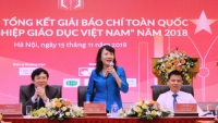 Họp báo Tổng kết Giải Báo chí toàn quốc “Vì sự nghiệp Giáo dục Việt Nam” năm 2018
