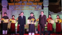Trao tặng danh hiệu Nghệ nhân Hát Xoan Phú Thọ lần thứ 3