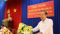 Phó Thủ tướng Trương Hòa Bình tiếp xúc cử tri huyện Đức Hòa