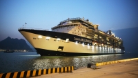 Quảng Ninh: Cảng tàu khách quốc tế Hạ Long đón chuyến tàu khách đầu tiên