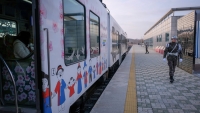 Hai miền Triều Tiên thử nghiệm chuyến tàu đầu tiên xuyên biên giới