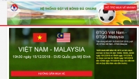 Phát hiện trang đặt vé online xem Chung kết bóng đá lượt về giả mạo