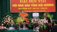 Nhà báo Nguyễn Thị Hải Vân tái đắc cử chức Chủ tịch Hội Nhà báo tỉnh Hải Dương (nhiệm kỳ 2018 - 2023)


