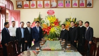 Chủ tịch UBND TP. Hà Nội chúc mừng Giáng sinh tại Giáo xứ Thái Hà