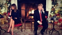Tổng thống Trump và phu nhân tham gia chiến dịch theo dõi ông già Noel