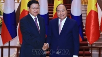 Thủ tướng Lào đồng chủ trì Kỳ họp lần thứ 41 Ủy ban Liên Chính phủ Việt Nam - Lào
