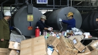 Hải Phòng: Tiêu hủy hơn 1 tấn mỹ phẩm không rõ nguồn gốc