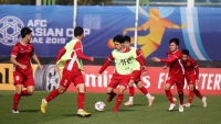 Asian Cup 2019: Đội tuyển Việt Nam tích cực tập luyện trước trận gặp đội tuyển Iran
