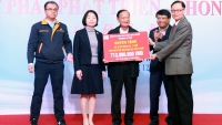 Formosa Hà Tĩnh trao tài trợ công ích với số tiền 2,2 tỷ đồng