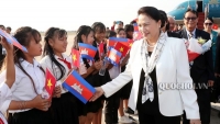 Chủ tịch Quốc hội tới Siem Reap, Campuchia, bắt đầu tham dự APPF - 27