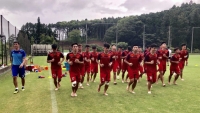 Đội tuyển U18 Việt Nam tích cực tập luyện tại Nhật Bản