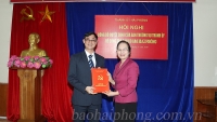 Đồng chí Nguyễn Ngọc Ánh được bổ nhiệm làm Tổng Biên tập Báo Hải Phòng