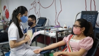 Cơ quan Trung ương Hội Nhà báo Việt Nam tham gia hiến máu trong mùa dịch COVID-19