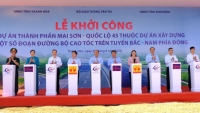 Thủ tướng Nguyễn Xuân Phúc dự Lễ khởi công đường cao tốc Bắc - Nam tại Thanh Hóa