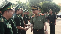 Đại tướng Tô Lâm làm việc với Công an TP. Móng Cái, tỉnh Quảng Ninh