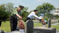 Bộ Công an viếng Nghĩa trang Liệt sỹ A1 Điện Biên Phủ