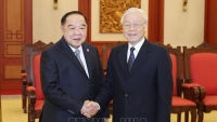 Tổng Bí thư, Chủ tịch nước tiếp Phó Thủ tướng, Bộ trưởng Quốc phòng Thái Lan