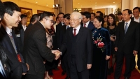 Tổng Bí thư, Chủ tịch nước Nguyễn Phú Trọng dự chương trình Xuân Quê hương 2019
