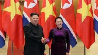 Chủ tịch Quốc hội Nguyễn Thị Kim Ngân hội kiến Chủ tịch Triều Tiên Kim Jong-un