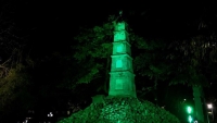 Tháp Bút tại hồ Hoàn Kiếm sẽ được thắp đèn xanh hưởng ứng “Chiến dịch Nhuộm xanh toàn cầu