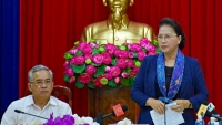 Chủ tịch Quốc hội Nguyễn Thị Kim Ngân thăm và làm việc tại tỉnh Kon Tum