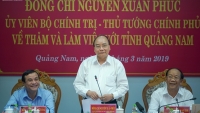 Thủ tướng Nguyễn Xuân Phúc thăm và làm việc tại tỉnh Quảng Nam