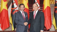 Thủ tướng Nguyễn Xuân Phúc hội kiến Quốc vương Brunei