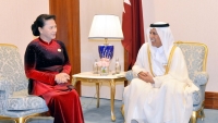 Chủ tịch Quốc hội Nguyễn Thị Kim Ngân hội kiến Chủ tịch Hội đồng Shura - Qatar