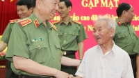 Bộ trưởng Tô Lâm gặp mặt cán bộ Công an cấp cao đã nghỉ hưu tại các tỉnh, thành Tây Nam bộ