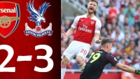 Arsenal “hụt hơi” khi để thua Crystal Palace