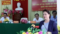 Chủ tịch Quốc hội Nguyễn Thị Kim Ngân tiếp xúc cử tri TP Cần Thơ
