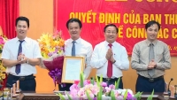 Hà Tĩnh: Công bố quyết định bổ nhiệm Trưởng Ban Nội chính và Trưởng Ban Tuyên giáo