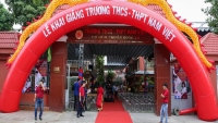 TPHCM: Thầy trò Trường THCS-THPT Nam Việt mong sớm được ổn định