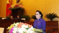 Chủ tịch Quốc hội Nguyễn Thị Kim Ngân phát biểu Khai mạc kỳ họp thứ 7