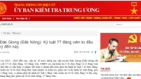 Huyện Đăk Glong (Đắk Nông): Kỷ luật 77 đảng viên vi phạm