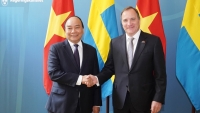 Thủ tướng Nguyễn Xuân Phúc hội đàm với Thủ tướng Thụy Điển Stefan Löfven